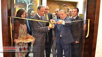 افتتاح قاعة الثورة بجامعة الفيوم