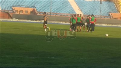 الإنتاج الحربي يختتم تدريباته على ملعب السلام استعدادا لحرس الحدود