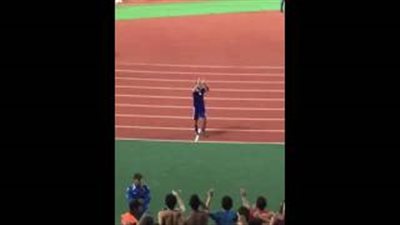 بالفيديو.. لاعبو الأهلي يحيون جمهورهم بعد الفوز على الوداد