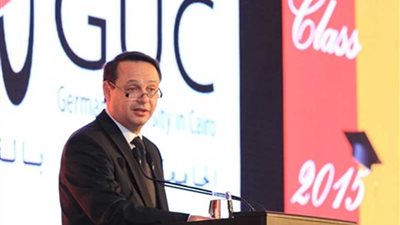 رئيس الجامعة الألمانية: فخورون بدعم السيسي لمشروع الهوية البصرية