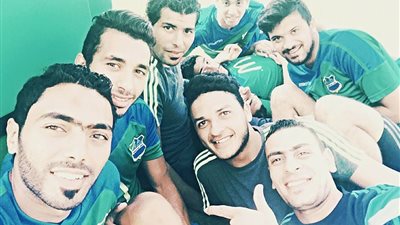 سيلفي لاعبى المقاصة احتفالا بالمشاركة في الكونفيدرالية لأول مرة