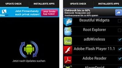 افحص تطبيقاتك وقم بتحديثها مع 
