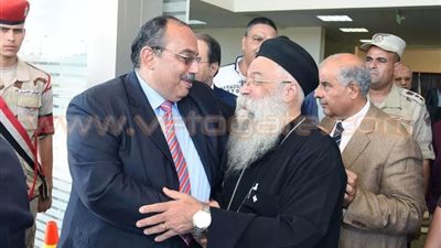 بالصور.. «عبد الظاهر» يستقبل المهنئين بعيد الإسكندرية القومي