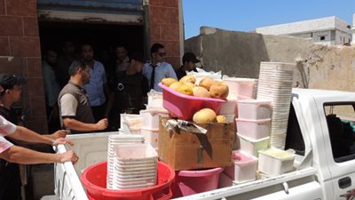 ضبط 155 كيلو آيس كريم و1200 قطعة بسكويت مجهولة المصدر بالغردقة