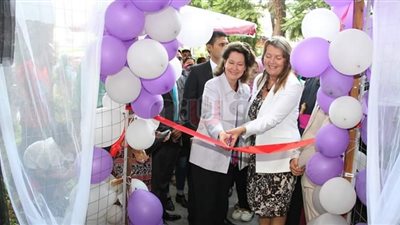 قنصلا أمريكا وبريطانيا يفتتحان معرض «فن بلا أسوار» في الإسكندرية