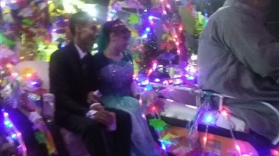 بالصورة.. «كلاكيت تالت مرة» حفل خطوبة لطفلين بالشرقية