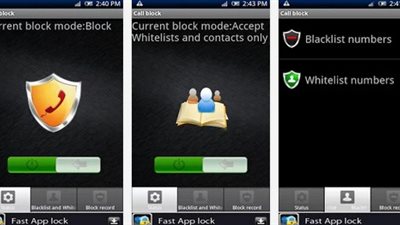 احجب المكالمات غير المرغوبة في اللائحة السوداء مع 