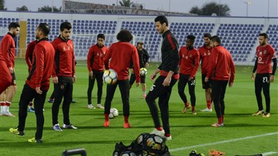 ‏الأهلي يستأنف تدريباته استعدادا لمباراة الإسماعيلي
