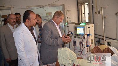 محافظ الإسماعيلية يتابع انتظام العمل بمستشفى فايد