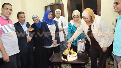 نائبة تكرم الأولى على الجمهورية في الثانوية العامة بالقليوبية