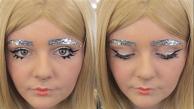 بالصور.. موضة تغطية الحواجب بـ«ورق الفويل» تثير جنون الإنترنت