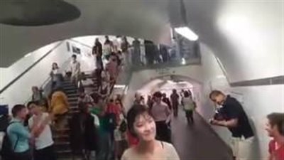 بالفيديو.. الموسيقى المصرية تشعل الأجواء داخل مترو باريس