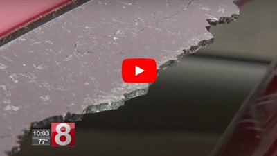 حرارة الجو قد تحطم النوافذ وزجاج السيارات (فيديو)