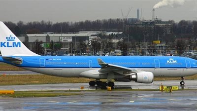إلغاء رحلة الخطوط الهولندية المتجهة إلى أمستردام بسبب عطل فني