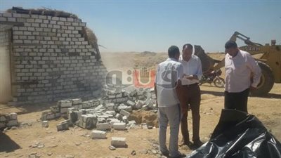 إزالة تعديات على 25.5 فدانا من أملاك الدولة في البحيرة
