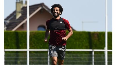 محمد صلاح يستأنف تدريباته في فرنسا استعدادا لمواجهة «نابولي»