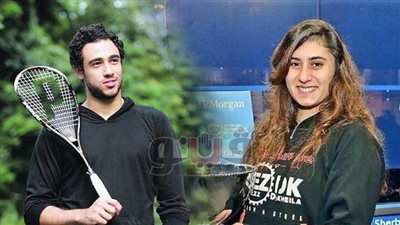 السيسي يهنئ لاعبي الإسكواش نور الشربيني ورامي عاشور هاتفيا