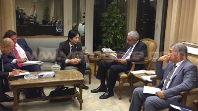 وزير التجارة والصناعة يبحث مع وفد ميتسوبيشى المشروعات الجديدة