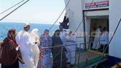 750 حاجا يغادرون ميناء نويبع