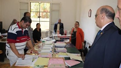 وكيل «تعليم الغربية» يتفقد سير العمل بعد انتهاء إجازة العيد