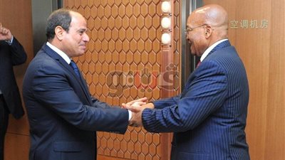 السيسي وزوما يدعمان مشروع إنشاء طريق «القاهرة- كيب تاون»