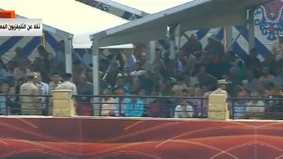 وصول كبار رجال الدولة لحضور حفل تخرج الدفعة 156 من معهد ضباط الصف المعلمين