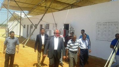 بالصور.. محافظ الشرقية يتفقد أرض الفروسية استعدادا لمهرجان الخيول