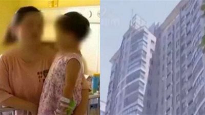 معجزة لطفلة تنجو بعد سقوطها من الطابق الـ17