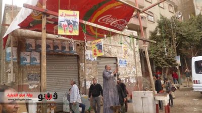 بالصور.. حملة لإزالة التعديات بمدينة قليوب