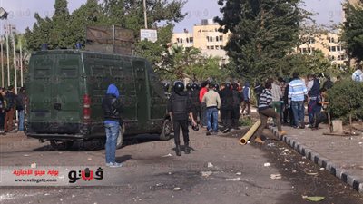 بالصور.. قوات الأمن تقتحم المدينة الجامعية لـ 