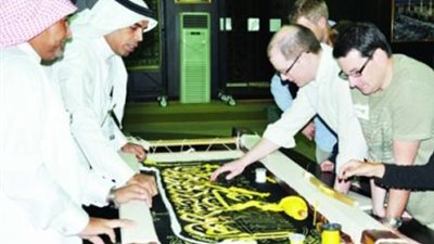 كسوة الكعبة فى جناح الحرمين بـ