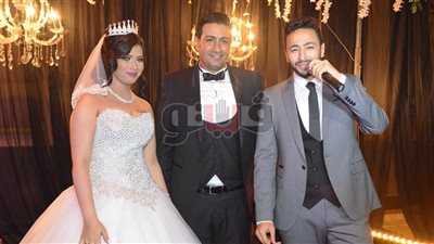 بالصور.. نجوم الغناء والإعلام في حفل زفاف شقيقة زوجة محمود الليثي
