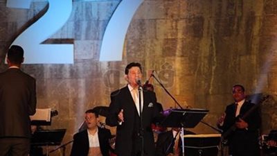 هانى شاكر يتألق على مسرح مهرجان القلعة الدولى للموسيقى والغناء (صور)