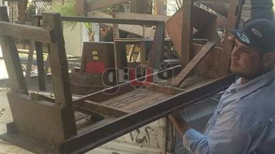 بالصور.. تحرير 133 محضر إشغالات في حملة بشبين القناطر