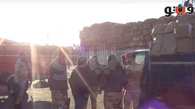 بالفيديو...الجيش الثاني يعيد البضائع المهربة إلى الجمارك ببورسعيد