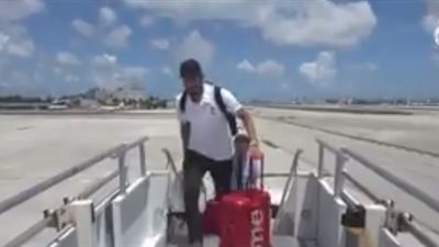 بعثة ريـال مدريد تصل واشنطن استعدادا لمواجهة يوفنتوس (فيديو)