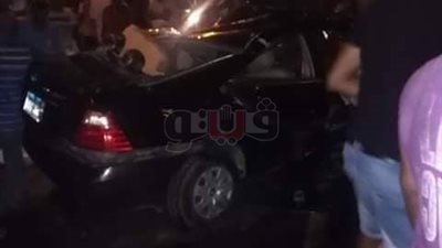 مصرع شخص وإصابة آخرين في تصادم سيارتين أعلى محور صفط اللبن