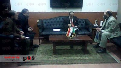 بالصور.. لقاء محافظ الفيوم بحزب النور لمناقشة الحشد للاستفتاء