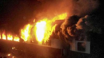 السيطرة على حريق بإحدى عربات قطار «السويس - القاهرة»