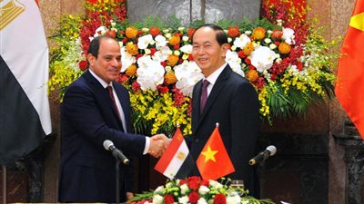 تفاصيل يوم رئاسي في فيتنام... السيسي يبحث تعزيز التبادل التجاري مع داي كوانج.. يشهد التوقيع على 9 اتفاقيات.. يلتقي سكرتير عام الحزب الشيوعي.. ويؤكد حرص مصر على زيادة التعاون بين البلدين