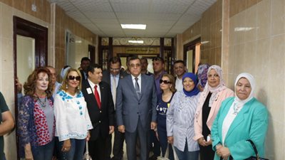 محافظ الفيوم يفتتح أعمال تطوير المستشفى العام