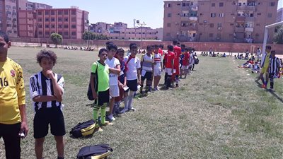 إقبال كبير على اختبارات ناشئي المقاولون في بني سويف (صور)