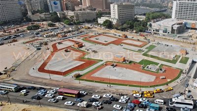 بالصور.. ننشر مراحل إنشاء جراج التحرير