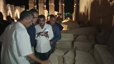 وزير الآثار: تجميع رأس تمثال رمسيس الثاني بمعبد الأقصر