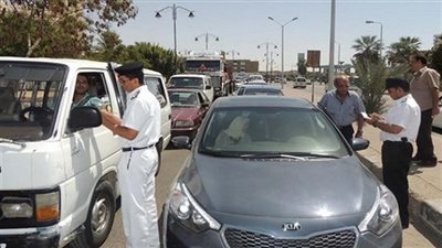«مرور الجيزة» تضبط ٢٧٣٨ مخالفة