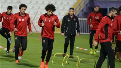 تفاصيل مران الأهلي في التتش استعدادا للمصري