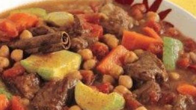 طاجن اللحم بالبهارات المشكلة بطريقة سلمى فؤاد