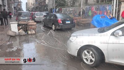 بالصور.. هطول الثلوج على الإسكندرية.. وتكدس الحركة المرورية بالشوارع