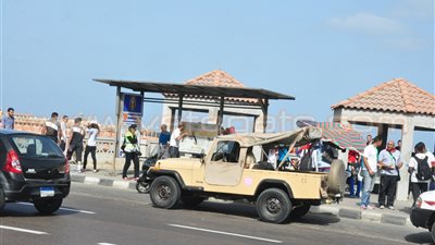 بالصور.. استنفار أمني بالتزامن مع زيارة محلب للإسكندرية