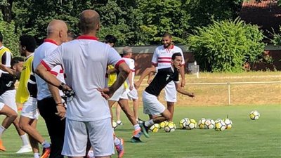 تدريبات استشفائية للاعبي الزمالك المشاركين أمام الاتحاد